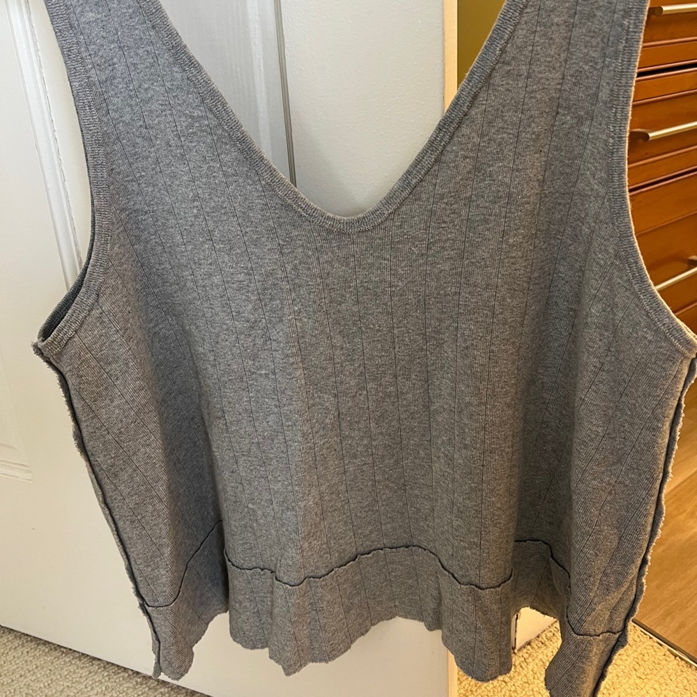 🛍️Free people Gray tank top